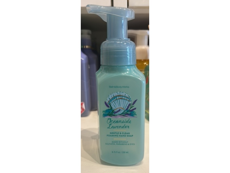 Bath & Body Works Gentle & Clean Foaming Hand Soap, Oceanside Lavender, 8.75 fl oz/259 mL