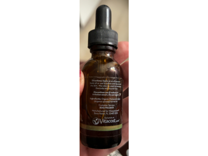 GloNaturals, Organic Argan Oil, 1 oz/30 mL