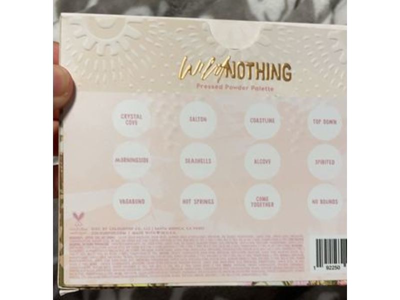 Colourpop Pressed Powder Eye Shadow Palette, Wild Nothing, 0.5 oz