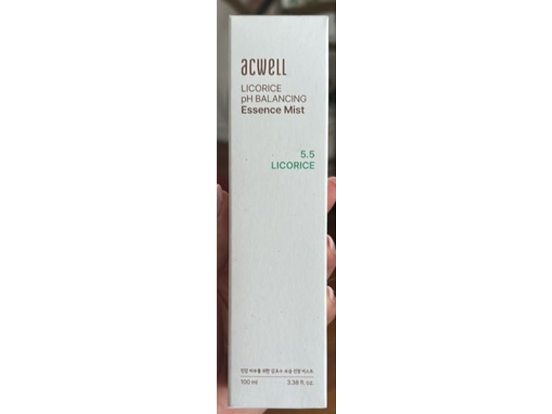 Acwell Licorice pH Balancing Essence Mist, 3.38 fl oz/100 mL