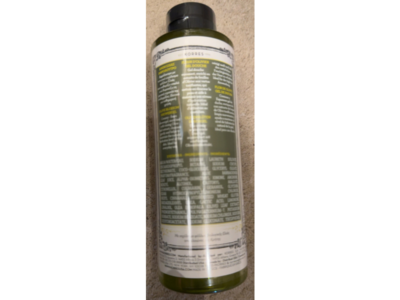 Korres Olive Shower Gel, Olive Blossom, 8.45 fl oz/250 mL