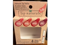 Lip Naturals Lip Balm Set, 0.13 oz/3.7 g, Pack Of 4 - thumbnail 2