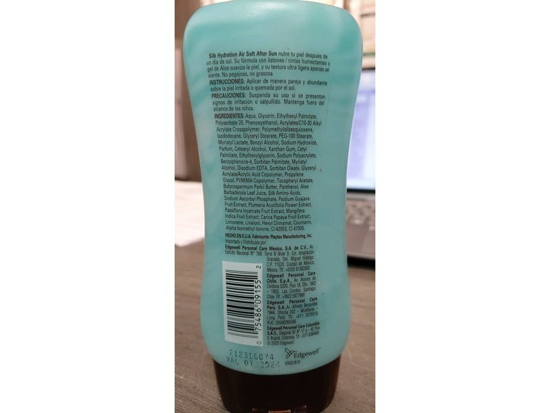 Hawaiian Tropic Silk Hydration Air Soft After Sun Lotion, Coconut Papaya Fragrance, 6 fl oz/180 mL