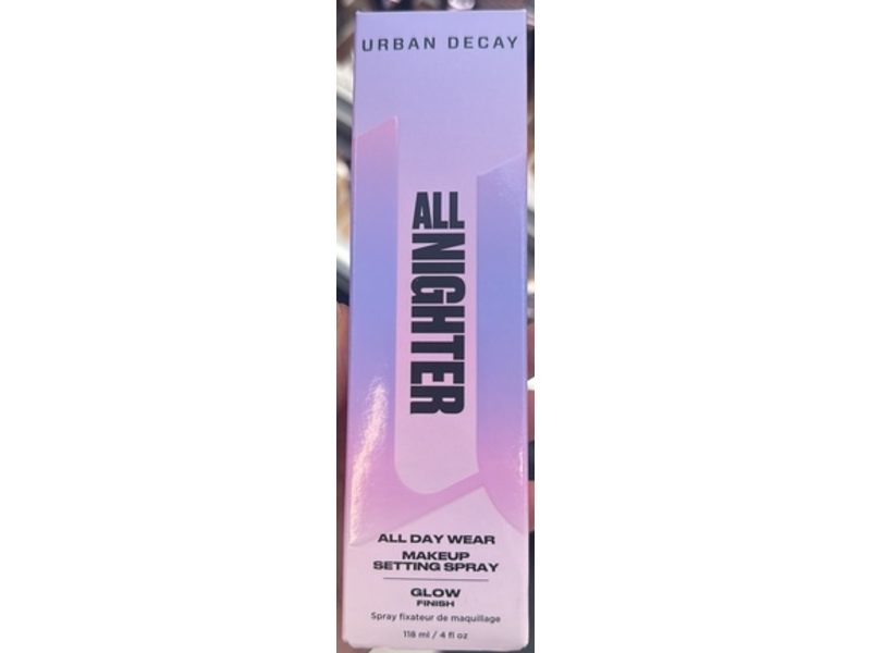 Urban Decay All Nighter Makeup Setting Spray, Glow Finish, 4 fl oz/118 mL