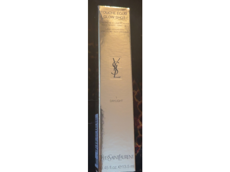 Yves Saint Laurent Touche Eclat Glow Shot Liquid Highlighter, 1 Daylight, 0.45 fl oz/13.5 mL