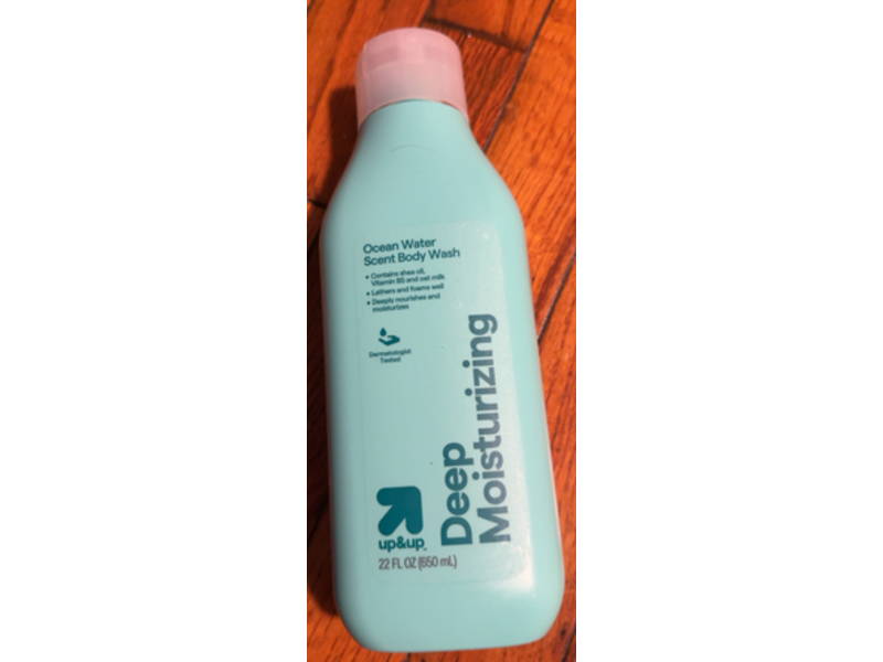 up&up Deep Moisturizing Body Wash, Ocean Water Scent, 22 fl oz/ 650mL