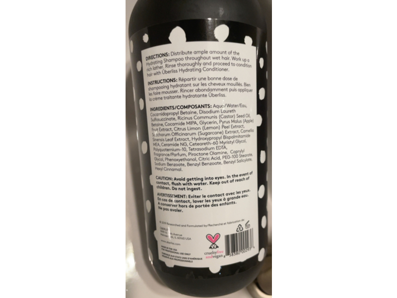 Uberliss Hydrating Shampoo, 32 fl oz/946 mL