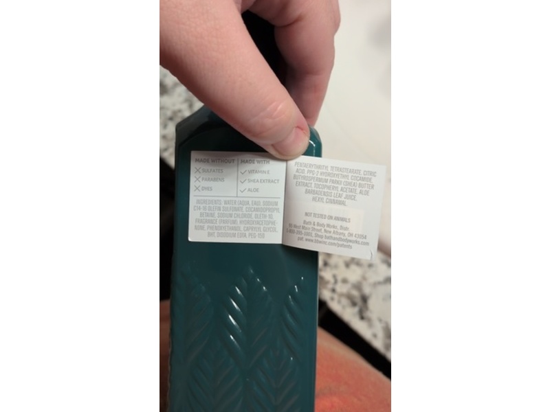 Bath & Body Works Cleansing Gel Hand Soap, Sweater Weather, 8 fl oz/236 mL