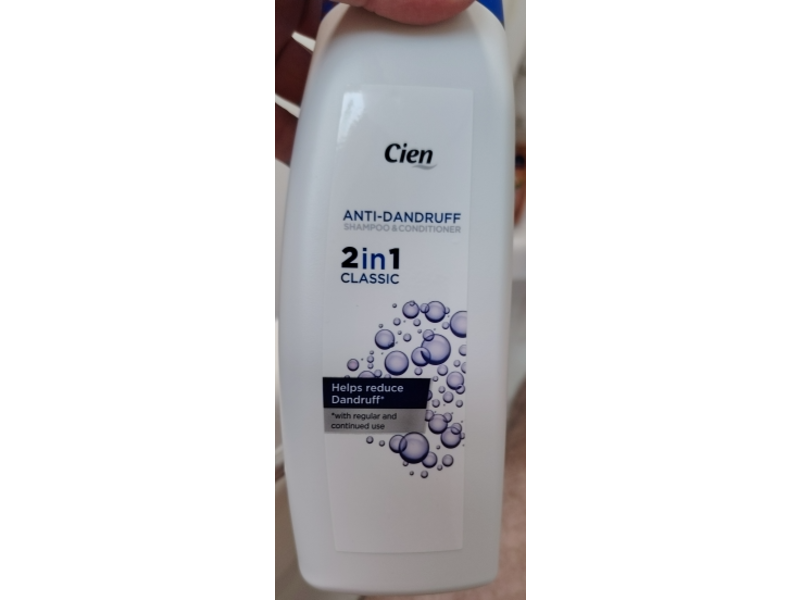 Cien 2 In 1 Classic Anti-Dandruff Shampoo & Conditioner, 500 mL