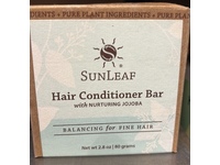 SunLeaf Hair Conditioner Bar, Nuturing Jojoba, 2.8 oz/80 g - thumbnail 2