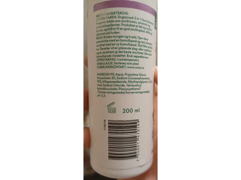 Anglamark 3 In 1 Face Cleanser, 200 mL