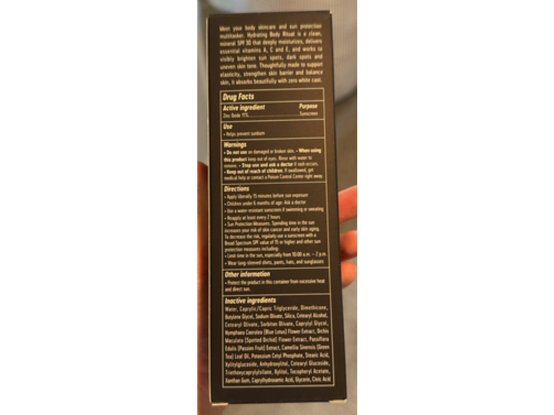 Saint Jane Luxury Body Ritual Hydrating Sunscreen, SPF 30, 4 fl oz/120 mL