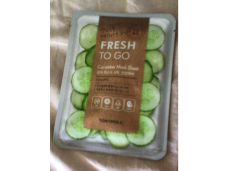 Tonymoly Fresh To Go Cucumber Sheet Mask, 22 g