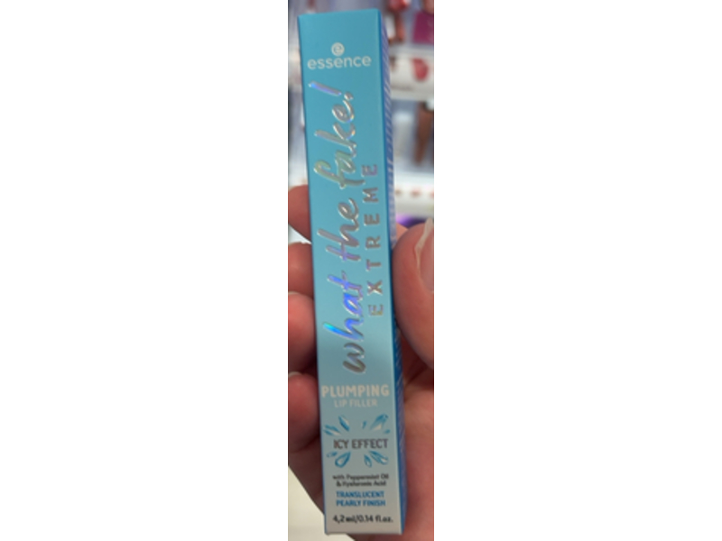 Essence What the Fake Extreme Plumping Lip Filler, 02 Ice Ice Baby, 0.14 fl oz/4.2 mL