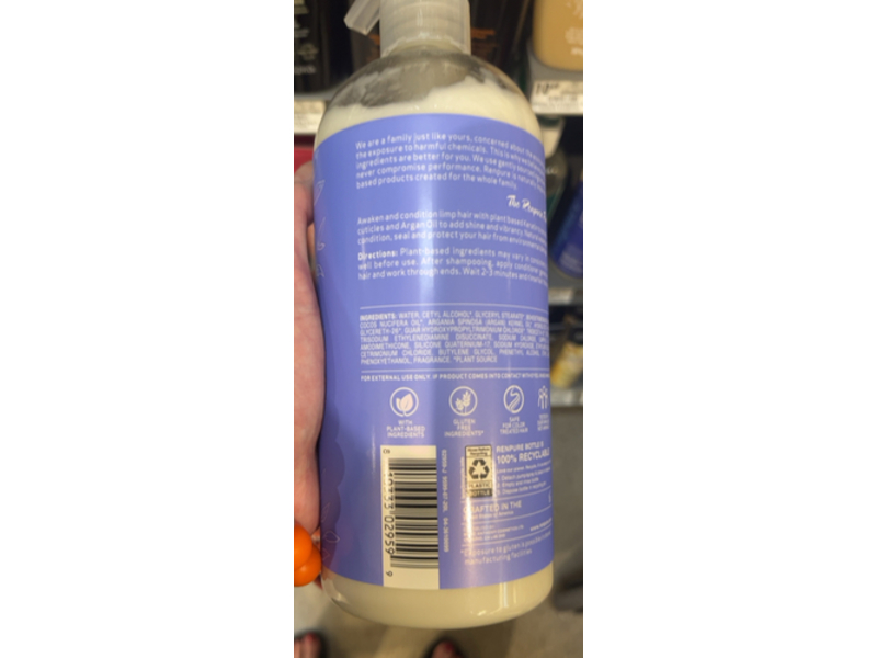 Renpure Restorative Conditioner, Keratin & Argan, 24 fl oz/710 mL