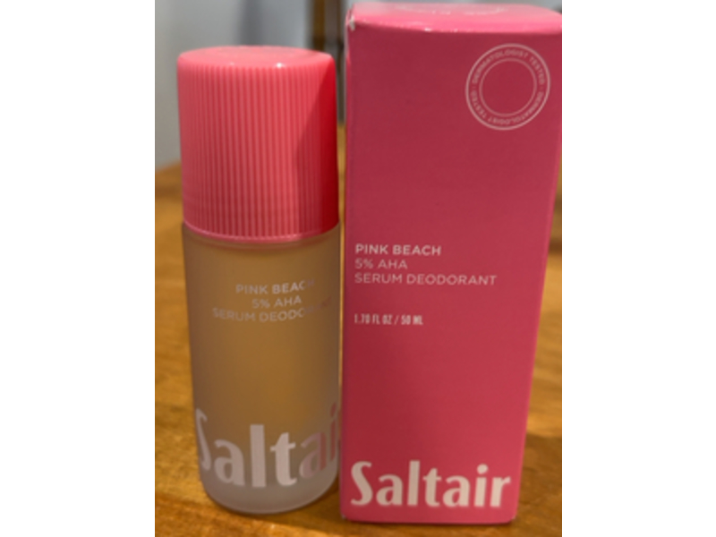Saltair Pink Beach 5% Serum Deodorant, 1.70 fl oz/50 mL