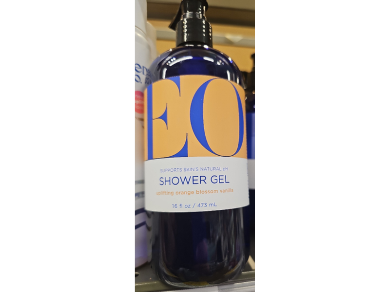 Eo Shower Gel, Orange Blossom Vanilla, 16 fl oz/473 mL, Pack Of 2