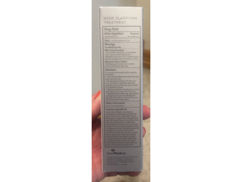 Skin Medica Acne Clarifying Treatment, 2% Salicylic Acid, 2 fl oz/60 mL