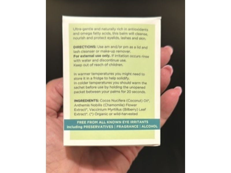 Peep Club Soothing Coconut Eye Balm Wipes, 10 Count