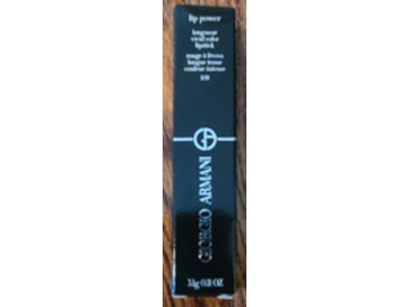 Giorgio Armani Lip Power Longwear Satin Lipstick, 109 Intimate, 0.11 oz/3.1 g