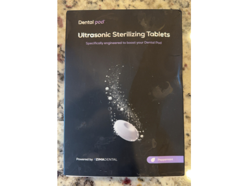 Zima Dental Pod Ultrasonic Sterilizing Tablets, Peppermint, 30 Count
