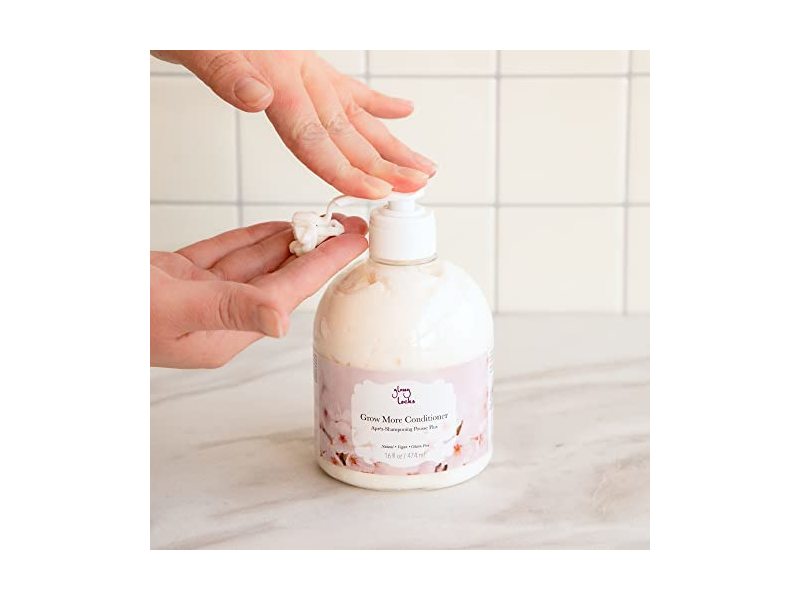 100% Pure Glossy Locks Grow More Conditioner, 16 fl oz/474 mL