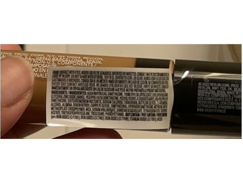 Revlon ColorStay Flex Wear, Full Cover Concealer, Deep, 0.34 fl oz/10 mL