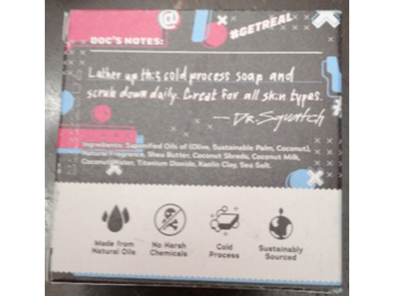 Dr. Squatch All Natural Bar Soap Men, Dope Soap, 5 oz