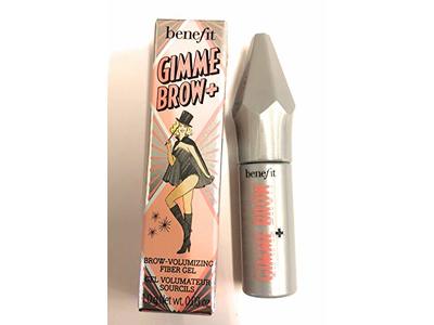 Benefit Gimme Brow+ Brow Volumizing Fiber Gel, Neutral light brown 3, 0.03 oz/1 g