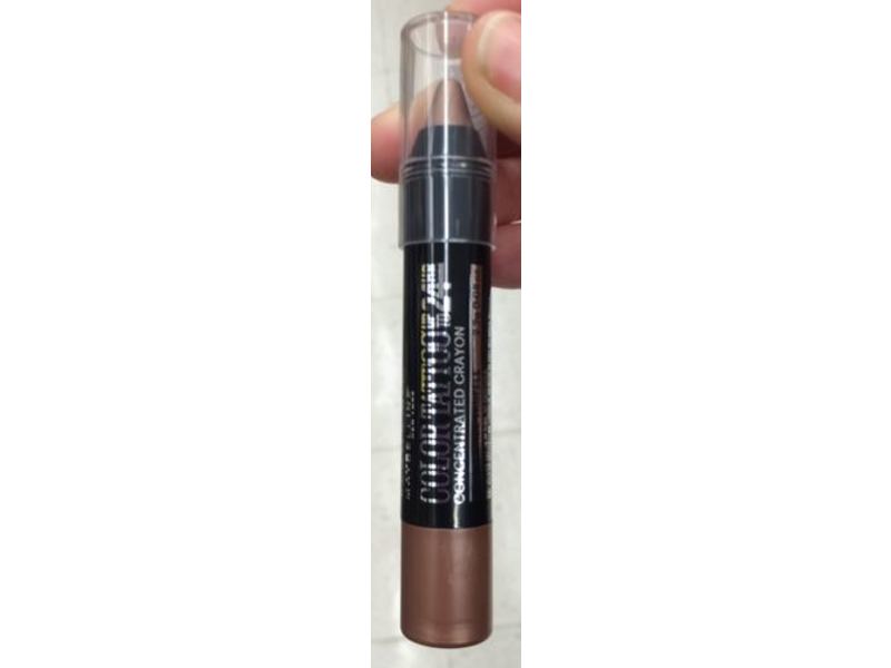 Maybelline Color Tattoo Concentrated Crayon Eye Color, 725 Bronze Truffle, 0.08 oz/2.2 g