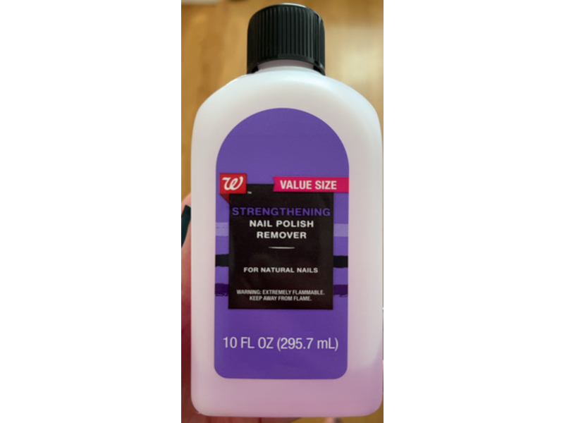 Walgreen Straightening Nail Polish Remover, 10 fl oz/295.7 mL