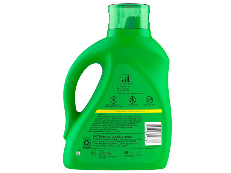 Gain Hibiscus Hula Happy Liquid Laundry Detergent, 78 Loads, 113 fl oz/3.34 L