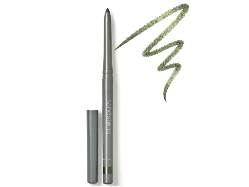 Sandstone Scandinavia Waterproof Metallic Eyeliner, 87 Go Green, 0.012 oz/0.35 g