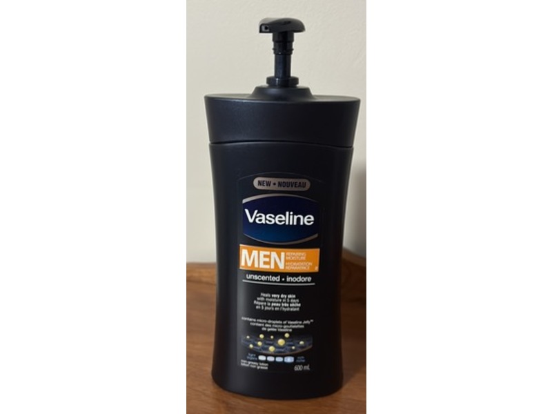 Vaseline Men Repairing Moisture Body Lotion, 600 mL