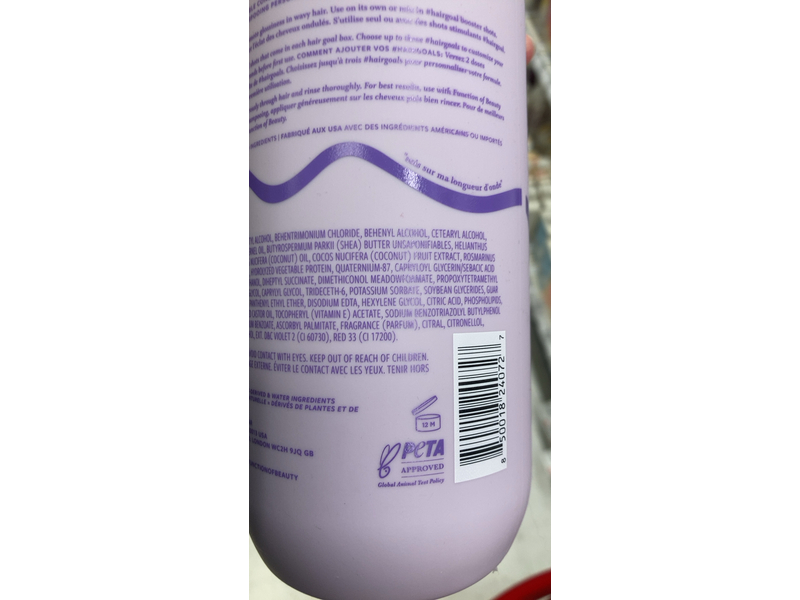 Function Of Beauty Wavy Hair Conditioner, Argan Oil, 22 fl oz/650 mL