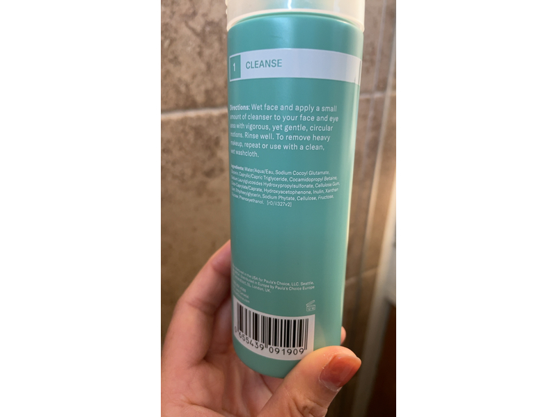 Paula's Choice CALM Ultra-Gentle Cleanser, 6.7 fl oz/198 mL