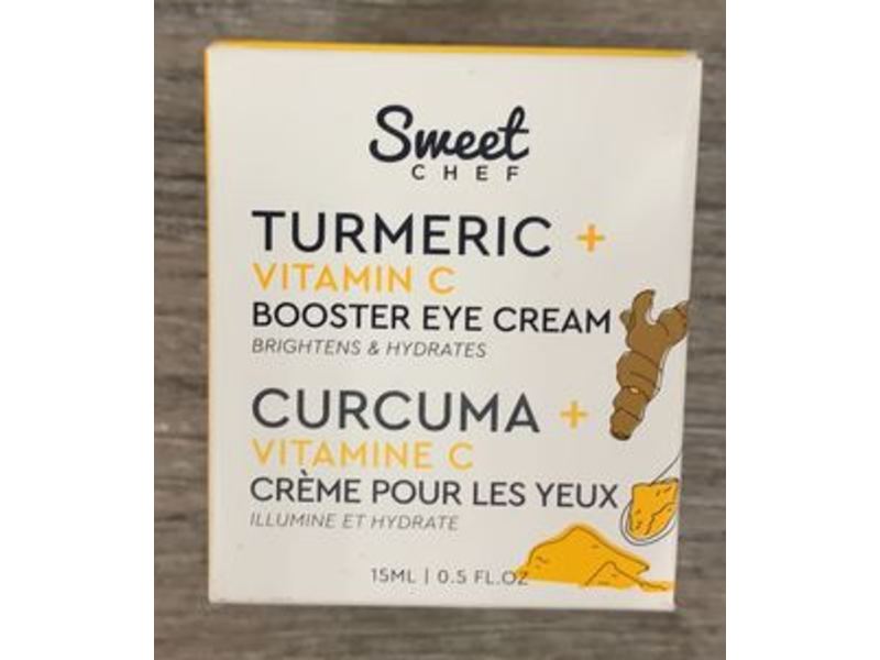 Sweet Chef Booster Eye Cream, Turmeric + Vitamin C, 0.5 fl oz/15 mL