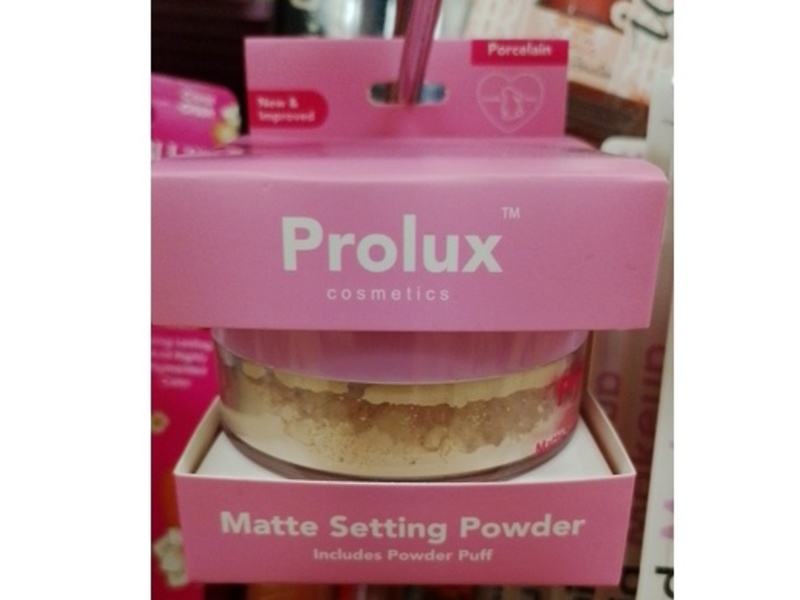 Prolux Cosmetics Matte Setting Powder, Porcelain, 0.35 oz/10 g