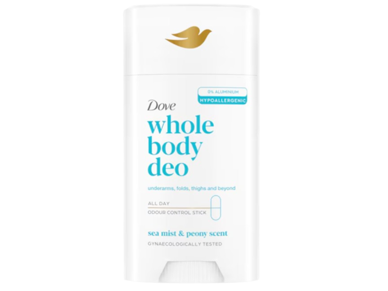 Dove Whole Body Deodorant Stick, Sea Mist & Peony, 81 g