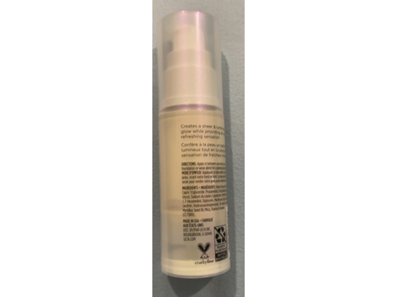 Ulta Beauty Cool & Glow Face Primer, 1 fl oz/30 mL