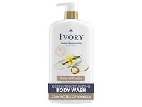 Ivory Deeply Moisturizing Body Wash, Notes Of Vanilla, 27 fl oz/798 mL - thumbnail 1