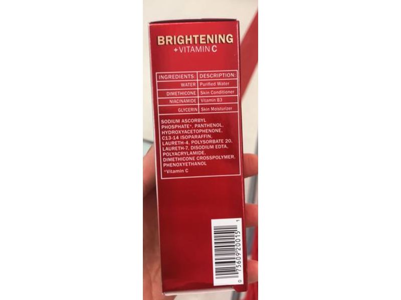 Olay Regenerist Brightening + Vitamin C Serum, Fragrance Free, 1.3 fl oz/40 mL