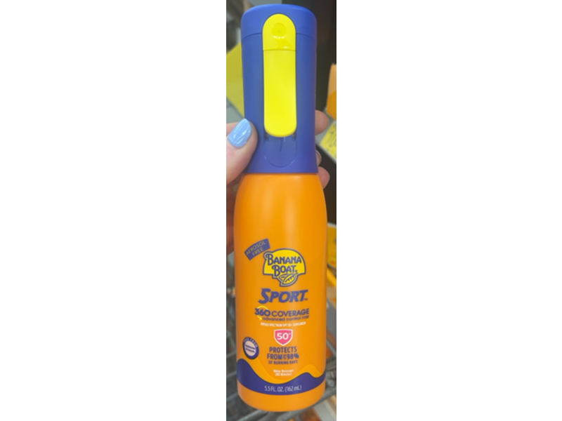 Banana Boat Sport Sunscreen, SPF 50+, 5.5 fl oz/16 mL
