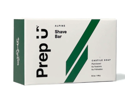Prep U Alpine Shave Bar, 3.5 oz/99 g