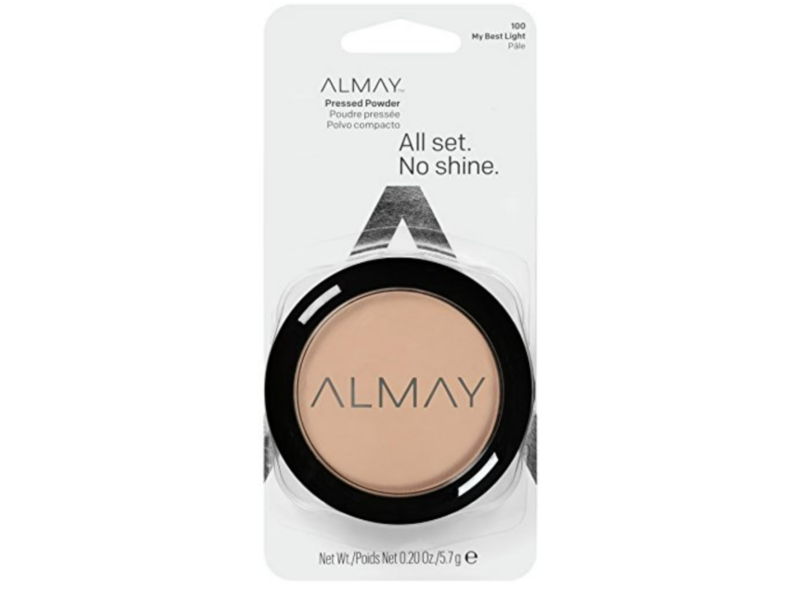 Almay Smart Shade Smart Balance Pressed Powder, 100 My Best Light, 0.2 oz/5.7 g