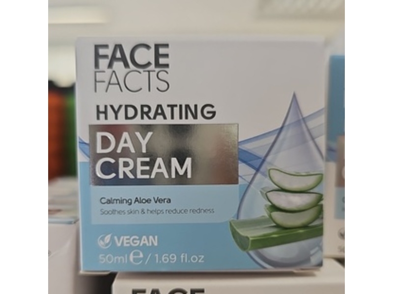 Face Facts Hydrating Day Cream, Aloe Vera, 1.69 fl oz/50 mL
