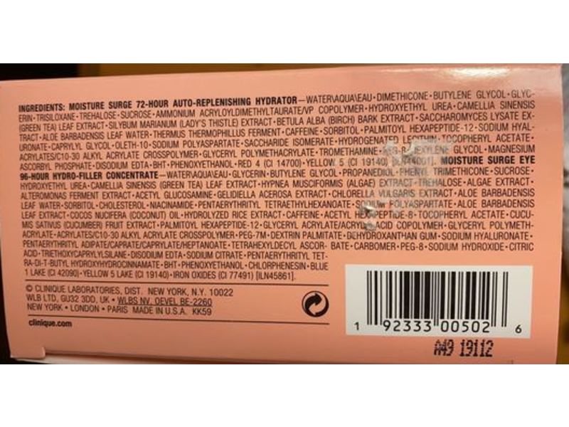 Clinique Moisture Surge Twice The Moisture Set