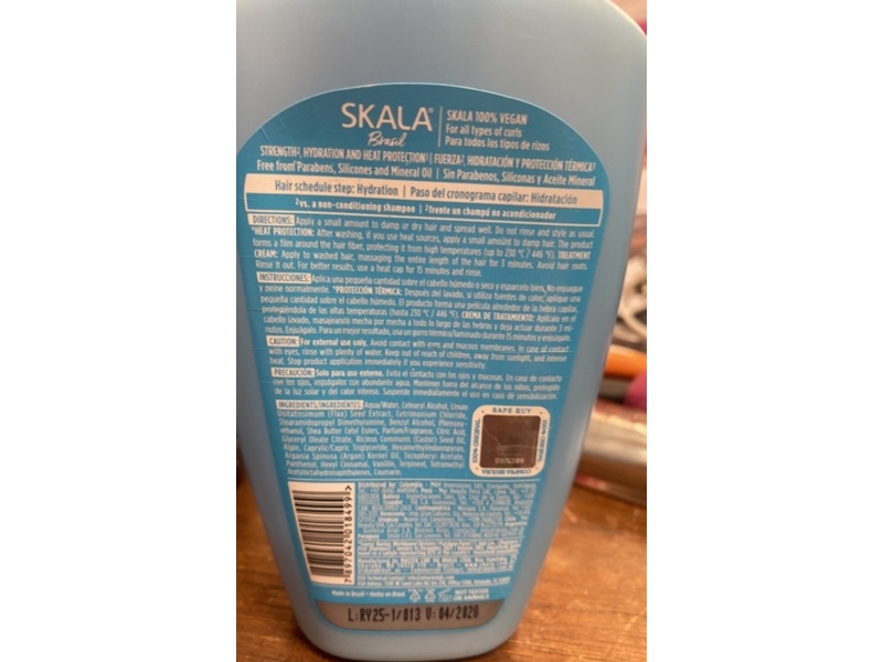 SKALA 3 In 1 Leave-In Conditioner, Mais Cachos, 8.8 fl oz/250 g