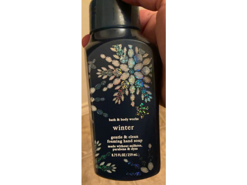 Bath & Body Works Winter Foaming Hand Soap, Gentle & Clean, 8.75 fl oz/259 mL
