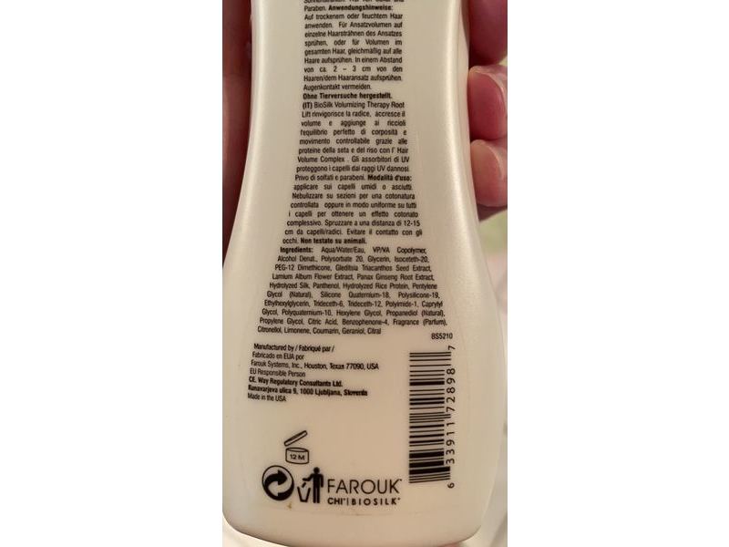 Biosilk Volumizing Therapy, Root Lift, 7 fl oz/207 mL